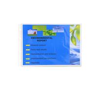 EXACOMPTA Sachet de 20 pochettes perforées horizontales Exactive - polypropylène lisse 5,5/100e - Cristal