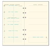 Exacompta - Semainier Recharge Exatime 17 Pocket - Janv à déc 2027 | La semaine sur 2 pages, RDV par heure, Page de notes, , Fabriqué en France