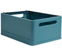 Exacompta Smartcase Boîte de Rangement Pliable 37,5x27,5x16,3cm Bleu