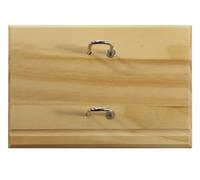 Exacompta Socle en bois pour Bloc-pratic - Marron clair