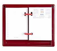 Exacompta - Socle en plastique pour bloc-pratic (non fournis) Bordeaux | Monture vissée, Rechargeable, Fabriqué en France