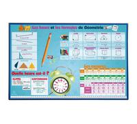 EXACOMPTA Sous-main rigide PVC Maths - 37,5x57,5 cm - Visuel