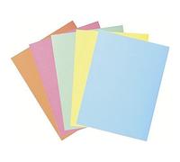Exacompta Super 250 Pack De 50 Chemises Pour A4 2 Rabats 24 X 32 Cm Couleurs Assorties