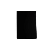 Exacompta - Réf. 85230D - 1 Support à messages incliné vertical A5 en ardoise, tableau noir pour restaurant, menus, food truck, fête, mariage - Dimensions 15,3 x 6,3 x 20 cm - Coloris noir