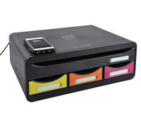 EXACOMPTA Tool-BOX MINI 4S avec Wireless Charging Qi pour téléphone portable - arlequin