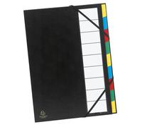Trieur rigide ordonator dos extensible 9 compartiments - Couleurs assorties
