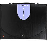 Trieur valisette plastique Exacompta Exacase à soufflet 13 divisions noir