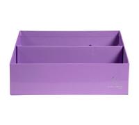 Trieur vertical / porte lettres 3 compartiments carton Aquarel - Mauve