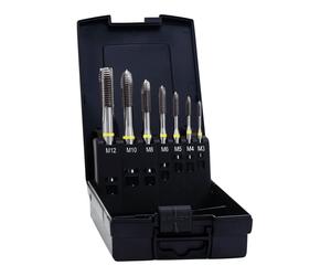 Exact 05112 CNC tap set 7-piece metric Right hand cutting DIN 371 HSS Shape B 1 Set
