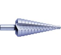 Exact 1605329 SB-VERPACKUNG HSS Step drill bit 6 - 30 mm Total length 98 mm Triangular shank 1 pc(s)