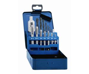 Exact 20334 Coffret de tarauds Avec supports et forets à trous de dessablage (Import Allemagne)