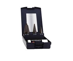 Exact 3 pcs. HSS Jeu de forets à peler la tôle 3 - 30,5 mm - HSS Perceuses à tôle en acier
