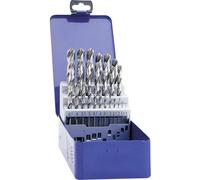 Exact 32004 HSS Jeu de forets pour le métal 25 pièces meulé DIN 338 tige cylindrique 1 set
