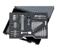 Exact Coffret tarauds et filières HSS - 61 pièces