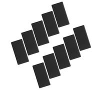 EXAOMBLE 10 Pièces Cache D'extrémité pour Profilé Aluminium 30x60mm en Plastique Noir, Protection Facile Bords Chanfreinés Lisses, pour Atelier et Exposition