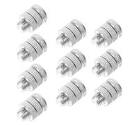 EXAOMBLE 10pièces Connecteur Électrique Alliage pour Clôture Électronique Raccord à Boulon Fendu pour Fil de Clôture Électrique Haute Tension