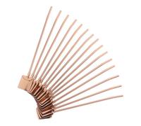 EXAOMBLE 15 Pièces Cuillère à Cocktail en Acier Inoxydable 2-en-1 Légère Paille Intégrée et Manche Long au Design Créatif pour Mélanger Boissons la Maison Voyage