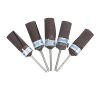EXAOMBLE 5pcs Tambours de Ponçage Abrasifs pour Bois et Plastique, Papier de Verre Solide Grain 240 à 1000, pour Polissage et Ponçage de Précision