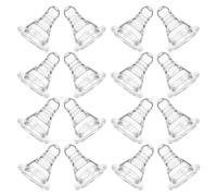 EXAOMBLE Accessoires de Fête 20 Bouchons Silicone pour Bouteilles de Bière et Soda Réutilisables Design Tétine pour Soirées Entre Amis et Jeux à Boire