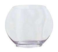 EXAOMBLE Bol de Poisson en Verre Transparent pour Aquarium de Table, Design Moderne et Créatif, Petit et Délicat, pour Bureau ou Espace Réduit, Résistant et Ne Casse Pas Facilement