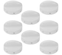 EXAOMBLE Boutons Thermostatiques et Facile à Installer en Plastique Blanc Lot de 8 Régulateur de Température à 7 Niveaux, Contrôle Précis pour Réfrigérateur