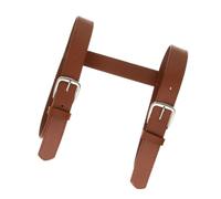 EXAOMBLE Ceinture de Reliure Sangle de Transport Camping de Couverture en Cuir PU Forme H Fixation Rapide et Pratique pour Couverture Poignée pour Tapis de Yoga et Plaid