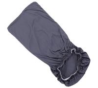EXAOMBLE Housse De Chaise Pivotante Élastique pour Bureau Protection Dossier Et Assise Tissu Extensible Petite Lavable Gris