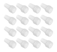 EXAOMBLE Lot de 40 Raccords à Embouts Cannelés en Plastique Blanc pour Tuyaux, Adaptateurs Polyvalents pour Lanceur de Ballons D'eau, Accessoires Pratiques et Résistants