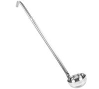 EXAOMBLE Louche à Soupe Sûr et Solide Poignée Longue et Crochet 30cc en Acier Inoxydable Surface Lisse Ustensile Cuisine Ménager