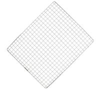 EXAOMBLE Mini Grille à Rôtir en Acier Inoxydable, Cuisson Homogène | Grillage Soudé au Centre Entre Deux Lignes de Cadre, Surface Lisse et Élégante, Argenté, Maison ou Hôtel