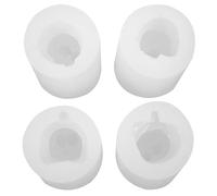 EXAOMBLE Moule en Silicone Lapin 4pcs pour DIY Design Créatif, Facile à Nettoyer et Antiadhésif, pour Créations Artisanales et Décorations Animales