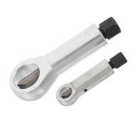 EXAOMBLE Outil Séparateur D'écrous Manuel en Acier Allié Argenté 2pcs pour Enlever Écrous Rouillés et Entretien Automobile Quotidien