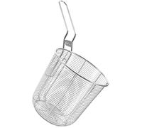 EXAOMBLE Passoire à Nouilles en Acier Inoxydable Design Perforé, Surface Lisse sans Bavures, Panier Passoire pour Aliments pour Usage Domestique