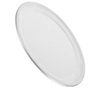EXAOMBLE Plaque à Pizza Ronde en Acier Inoxydable Résistant Haute Température, Moule à Pâtisserie pour Croûte Croustillante, Cuisson Multi-usages Fêtes