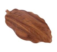 EXAOMBLE Plateau Bois Élégant pour Servir Desserts Snacks Fruits Plateau Décoratif Polyvalent pour Maison et Restaurant Facile à Nettoyer Petit Modèle Pratique