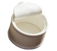 EXAOMBLE Ramequin en Céramique Blanc Facile à Nettoyer, Bol à Cuisson pour Riz et Légumes, pour Restaurants et Douches Nuptiales, Résistant et Lavable