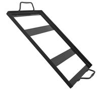 EXAOMBLE Support de Bloc de sel pour Grille en Acier Inoxydable, Plateau à sel à Double poignée conçu pour Usage en Restaurant et grillades