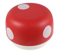 EXAOMBLE Tabouret à Chaussures Décoratif de Champignon Rouge pour Garçon et Filles, Surface Lisse en PP, Charge Élevée, pour Chambre Cuisine