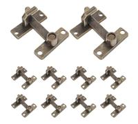 EXCEART 10 Ensembles Loquet en Cuivre pour Mini Boîte et Micro Portes | Fermeture Fiable et Sûre, Finition Lisse sans Bavure, Usage sur Coffret Bijou et Petit Meuble