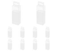 EXCEART 10 Pièces Plastique Boîte de Rangement pour Forets Grand Modèle, | Compartiments Internes, Couvercle Transparent, Identification Rapide, pour Atelier, Métal, Forets de Remplacement