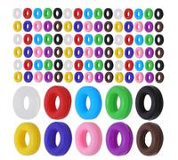 EXCEART 100 Paires Embouts en Silicone Antidérapants pour Lunettes, Serrage-oreilles Légers et Confortables, Manchon de Branche Souple pour Maintien Sécurisé des Lunettes