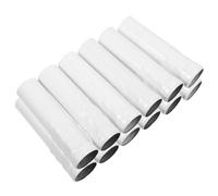 EXCEART 12 Pièces Cache-bougie Chandelier E14 Blanc en Fer, Tube 3 Pouces