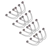 EXCEART 12 Pièces Clip Magnétique avec Ajustement Magnétique Polyvalent pour Ourlet de Pantalon en Alliage Noir pour Cabine D'essayage et Voyage