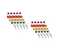 EXCEART 2 Ensembles Outils d'argile Pâte À Modeler Pochoir Gateau Patisserie Peinture À L'argile pour Argile Séchant À L'air Kit d'argile Sèche À L'air Coupeurs De Poterie 40 Pièces * 2