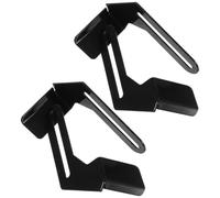 EXCEART 2 Paires Support D’outil pour Touret à Meuler, Métal Noir, Lot | Pièce de Rechange pour Touret 150/200, Installation Facile, Support Stable, Sécurité Renforcée