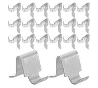 EXCEART 20 Pièces Clip de Tablette pour Armoire à Dossiers Support Solide pour Étagère Fixation Sécurisée pour Meubles de Bureau