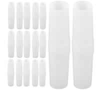EXCEART 20 Pièces Connecteur de Tige de Moustiquaire en Fibre de Verre Blanc, Construction Robuste et Montage Rapide, Accessoire Pratique pour Cadre de Moustiquaire de Chambre