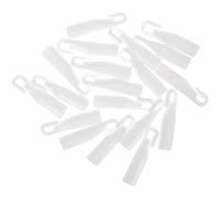 EXCEART 20 Pièces Crochet Blanc en Pom Léger pour Baguette de Store Vertical, Accessoire Pratique pour Tringle à Rideaux, pour Stores Vénitiens la Maison