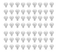 EXCEART 200 Pièces Rivets en Aluminium Tête Bombée M5x10 pour | Finition Argentée Lisse, Aluminium, pour Tôles Fines et Boîtes, Utilisation en t Atelier