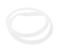 EXCEART 2pcs Anneaux de Joint en Silicone pour Boîte à Lunch Isotherme Blanche, Portable Performance D'étanchéité Exceptionnelle, Accessoires pour Étudiants